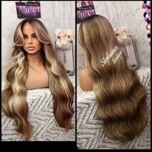 Human Hair Blended Lace Front Wig